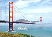 San Franciscos Wahrzeichen: die Golden Gate Bridge