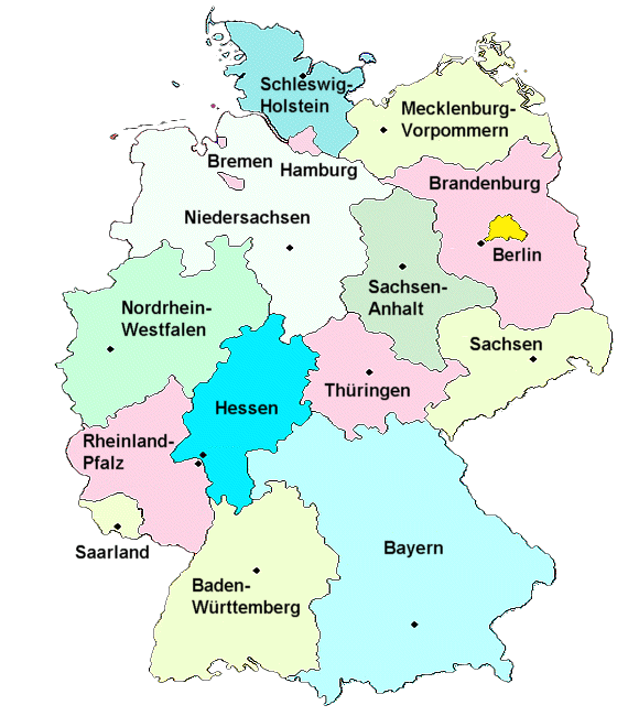 Deutschland, Bundesländer