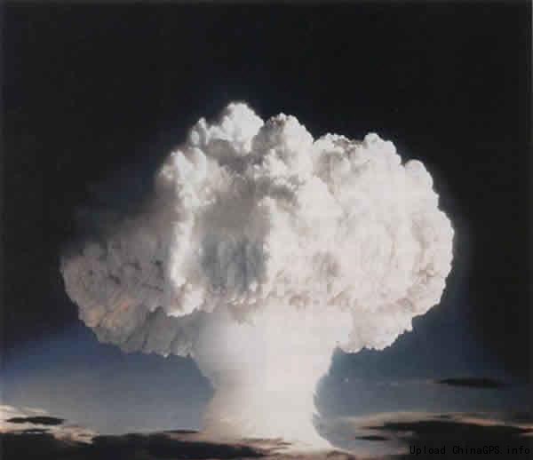 China's first atomic bomb locations - Explosion photos