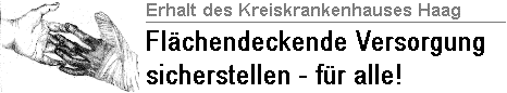 Flchendeckende Versorgung sicherstellen - fr alle!